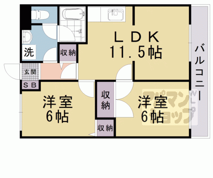 【カーサエスペランサ】間取