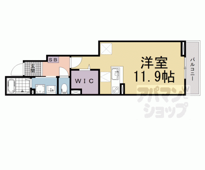 【ミルト膳所　Ｃ】間取