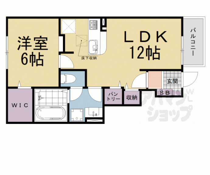 【パン　ヴィラージュ】間取