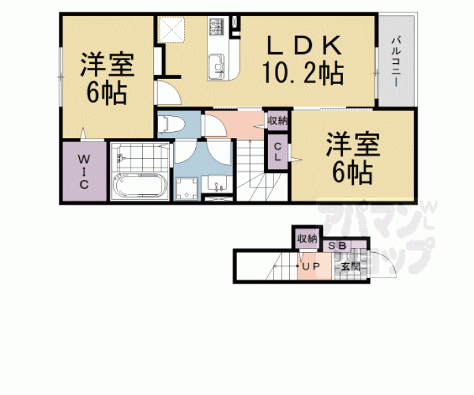 【パン ヴィラージュ】間取