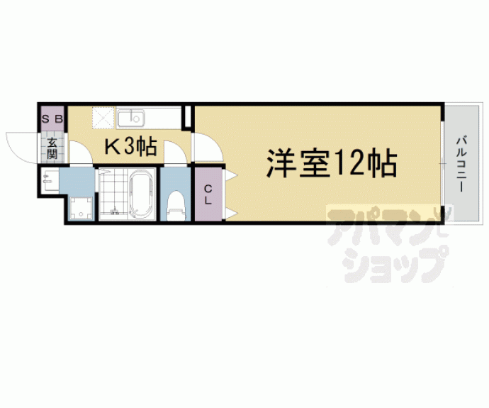 【サンキエーム園】間取