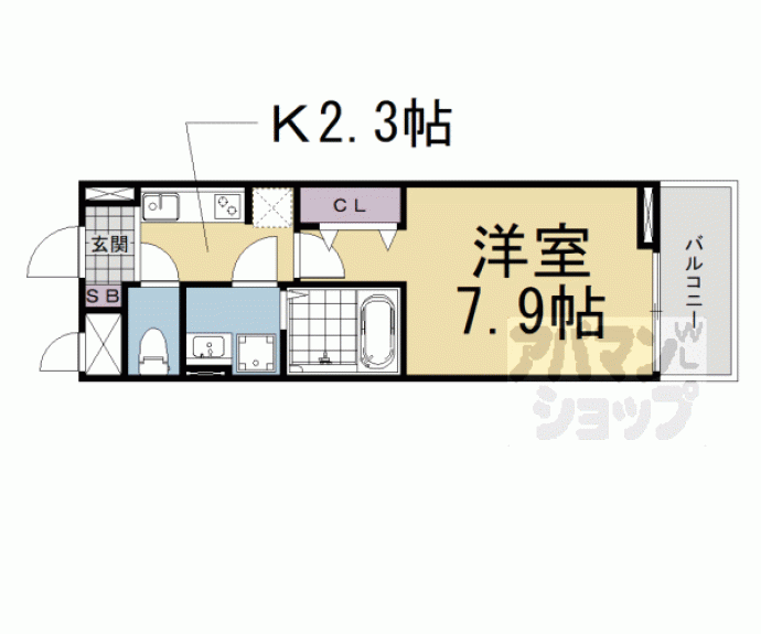 【フリージア】間取