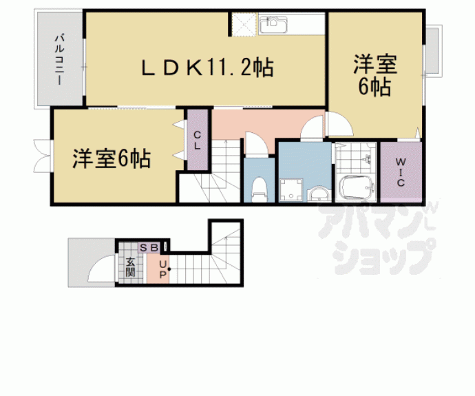 【ＡＲＫ´Ｓ滋賀里】間取