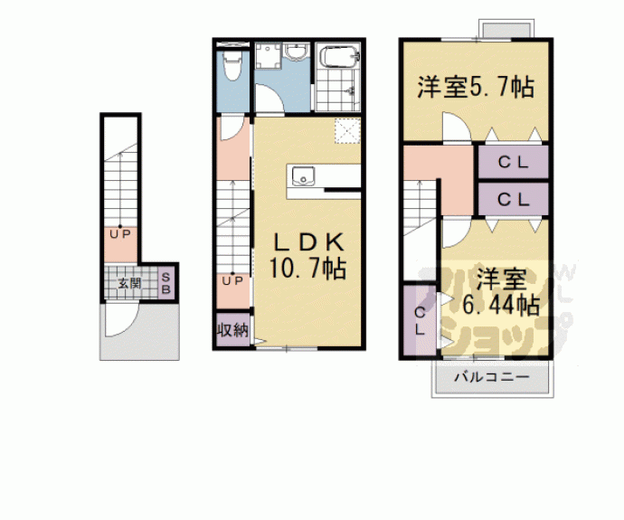 【レイクパレット】間取