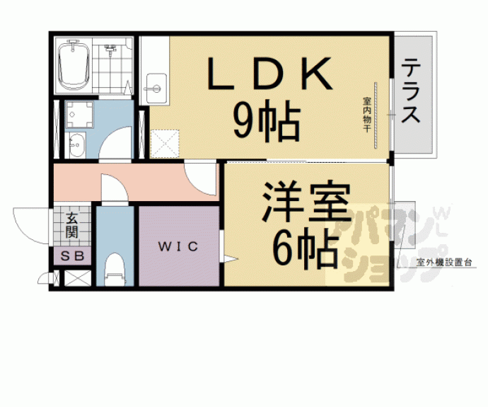 【セジュール南堅田】間取