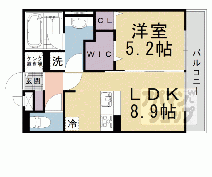 【セレンディピティ堅田】間取