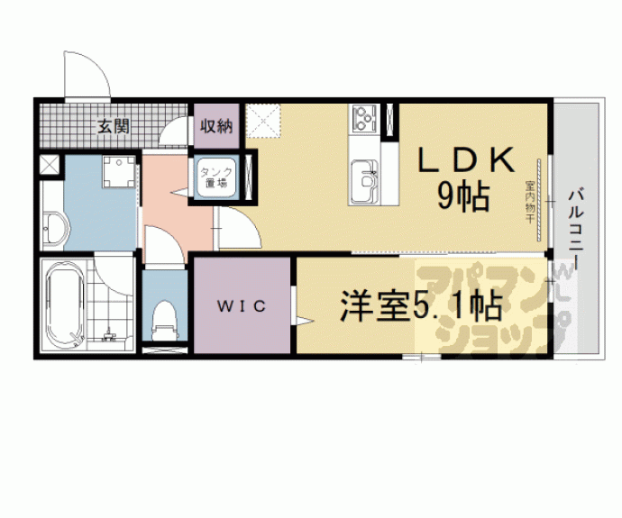 【セレンディピティ堅田】間取