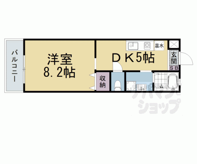 【アパートメント膳所】間取