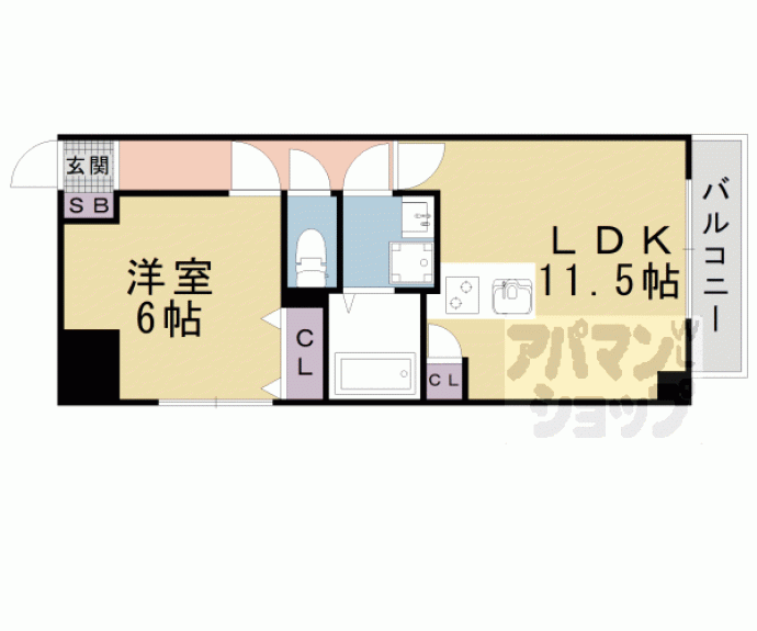 【フレンドリーハウス匠石山】間取