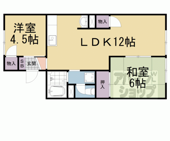 【レイクサイドハウス】間取