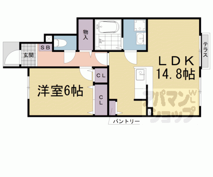 【シャリテ高橋川】間取