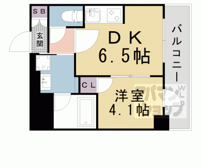 【ベルヴィ大津京】間取