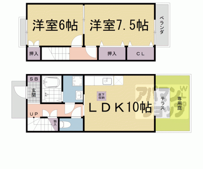 【瀬田北参番館】間取