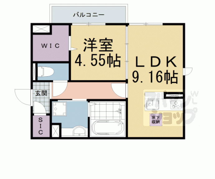 【Ｓｕｒｆｉｎｉａ堅田】間取