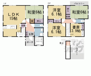 【馬場２丁目貸家】