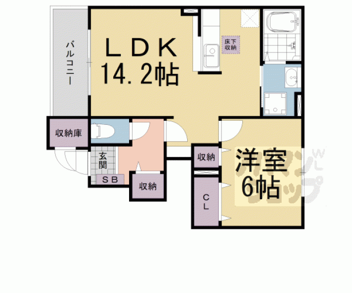 【アクアビュー　Ⅲ】間取