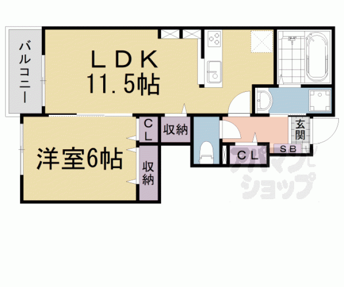 【クラシオン　ルガール】間取