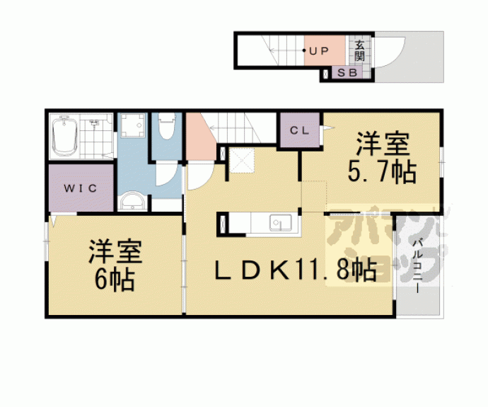 【ラック ドゥ】間取