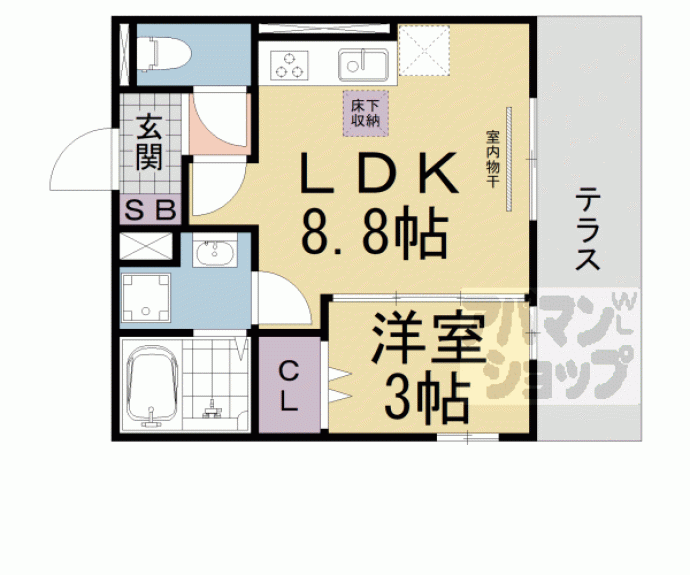 【ＳｕｎＳｉｌｋ】間取