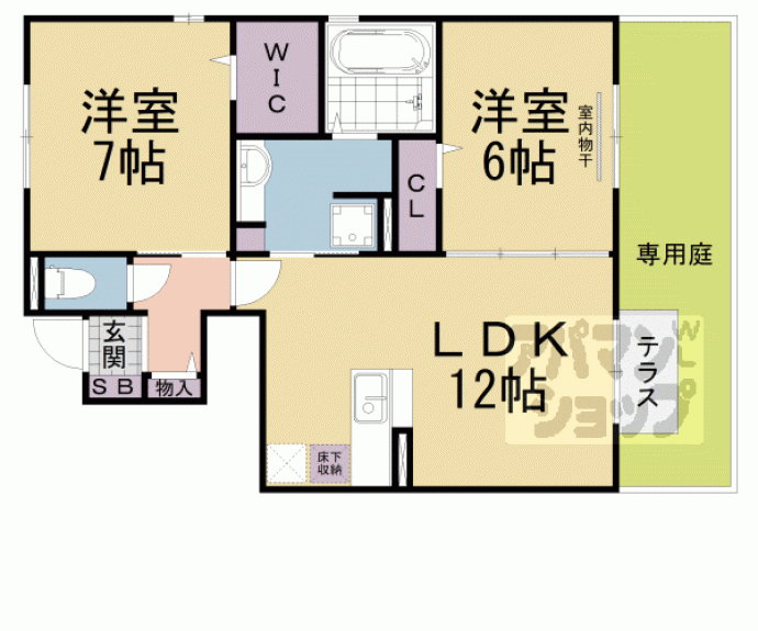 【ベルジュウィット】間取