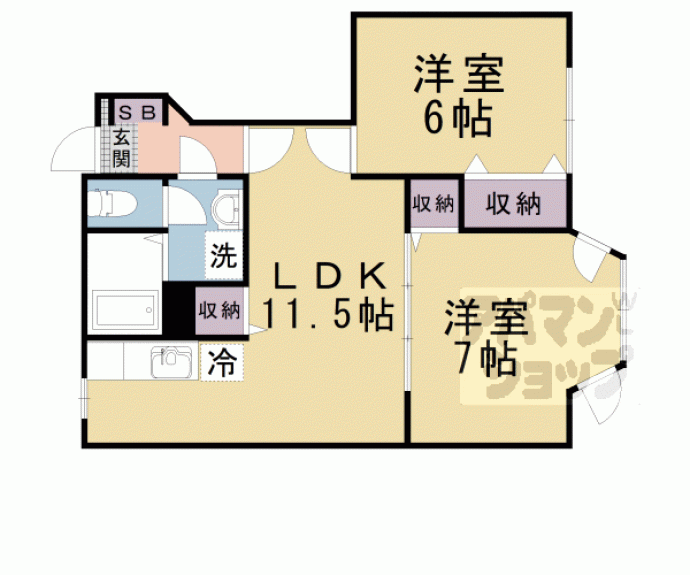 【クレストール石山】間取