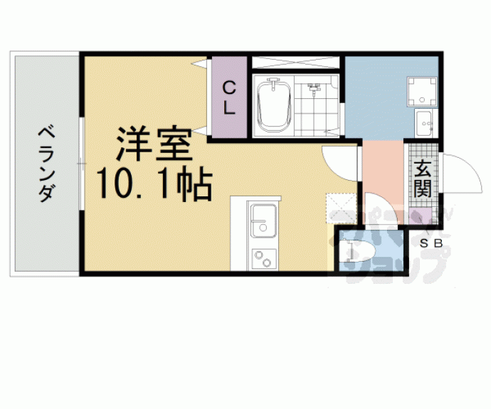 【ＧＲＡＮＤＥＧＥ　ｍｉ－ｏ】間取