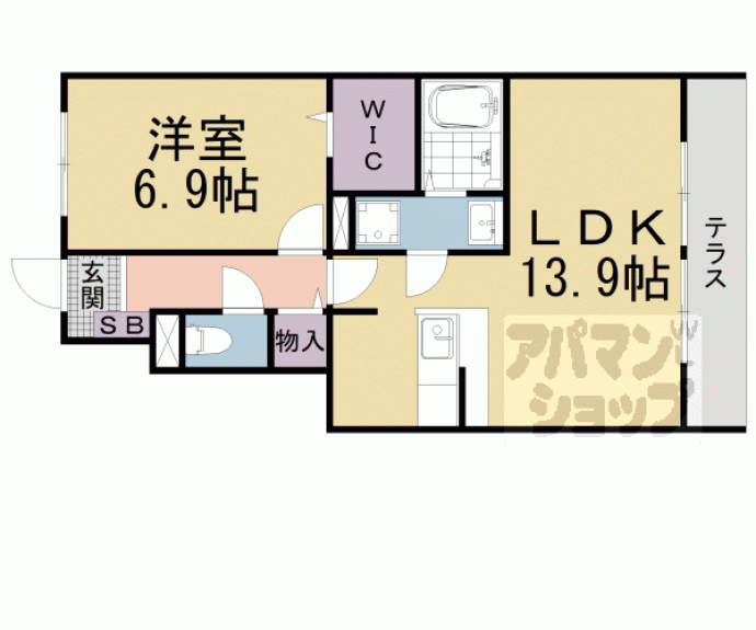 【パストラル　ベル】間取