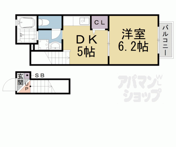 【サニーヒルズ淡海】間取
