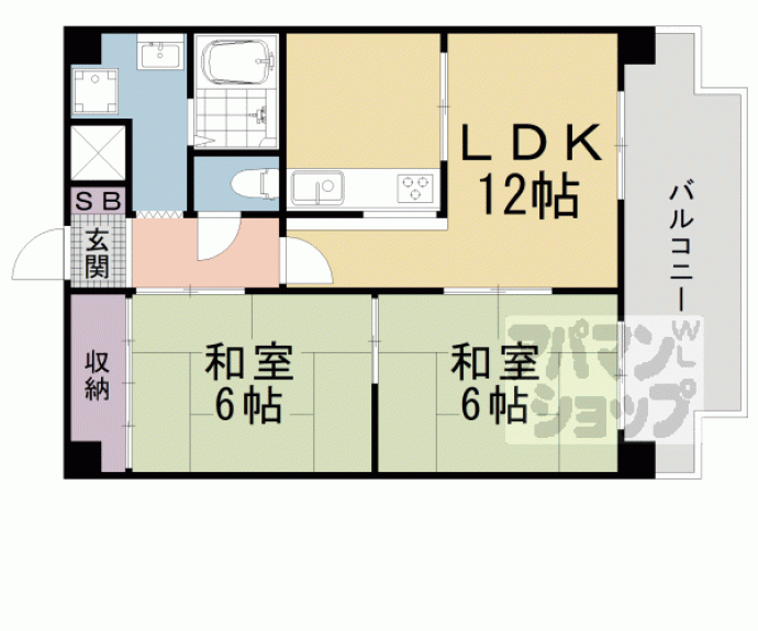 【メゾンエイコ―瀬田】間取