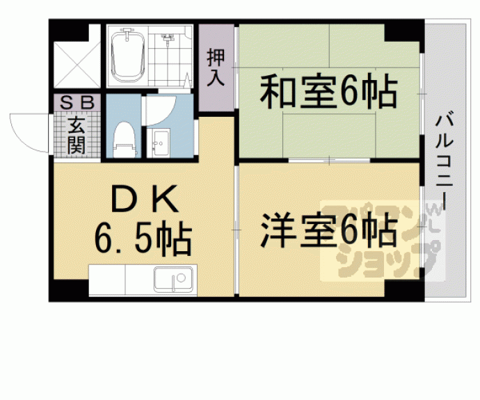 【第１６洛西ハイツ瀬田】間取