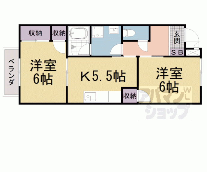 【サープラス池田Ⅰ】間取