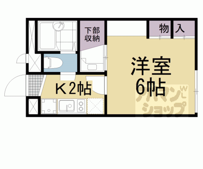 【レオパレスサニーコート】間取