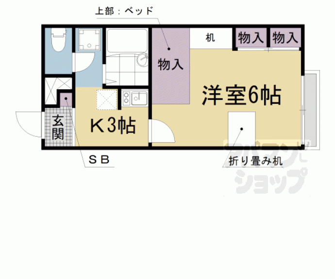 【レオパレスポラリス】間取