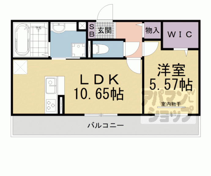 【ラヴィベル膳所】間取