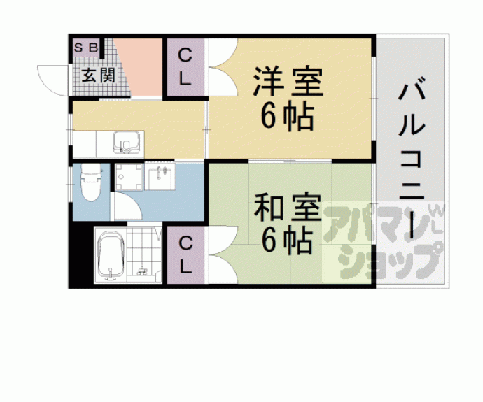 【リネージュ膳所】間取
