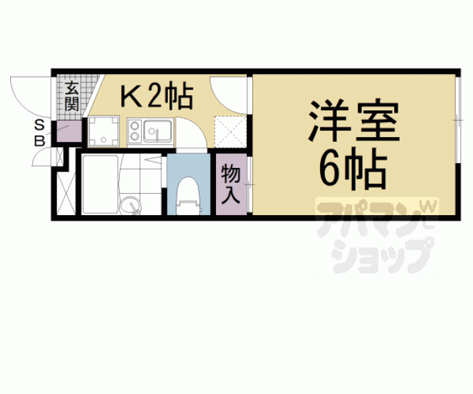 【レオパレス日新大津】間取