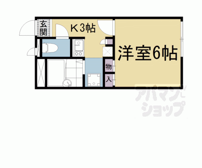 【レオパレスパピルスＨＴＹ】間取