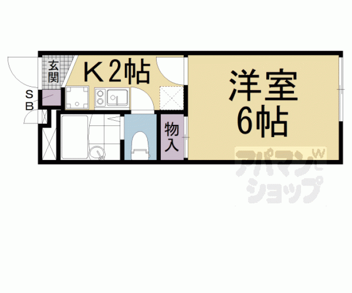 【レオパレスサントネ】間取