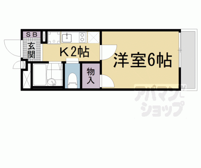 【レオパレスカルム大津】間取