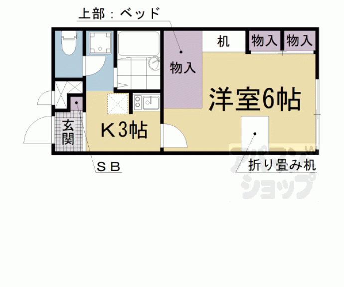 【レオパレス浜大津】間取