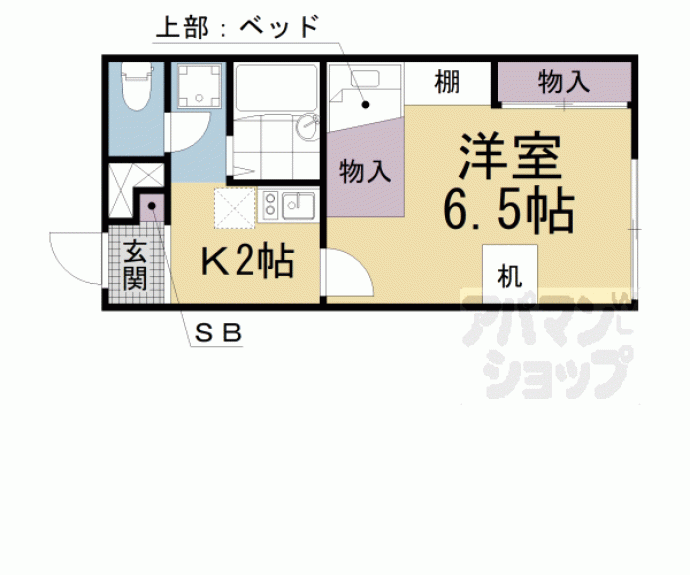 【レオパレス日吉】間取