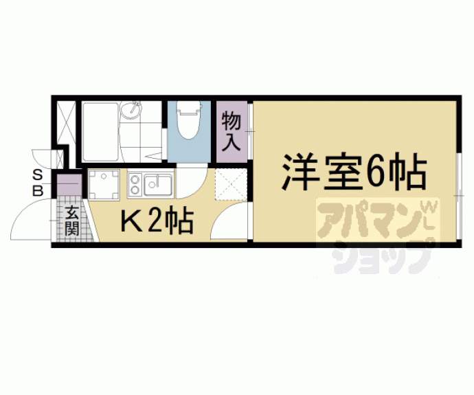 【レオパレスＹＳＫＪ】間取