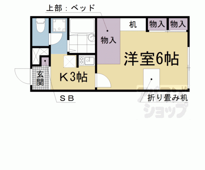 【レオパレス比叡】間取