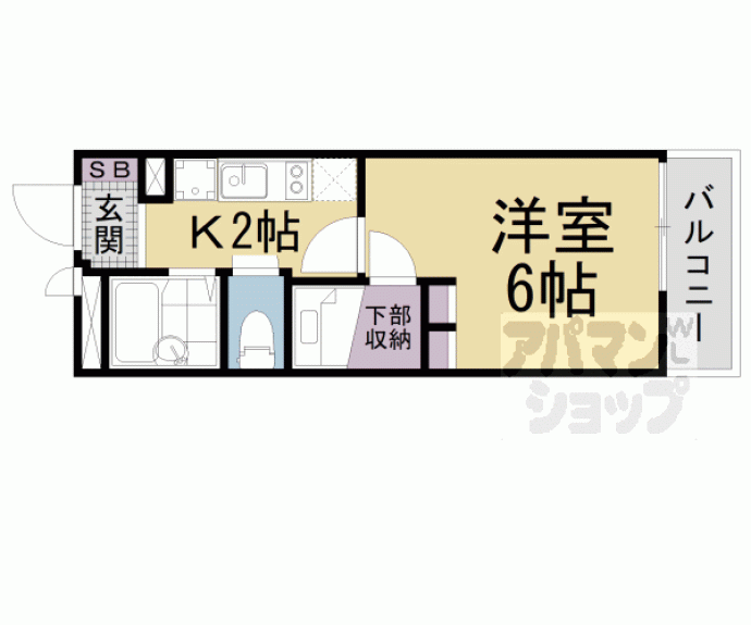 【レオパレスコンフォート大津京】間取