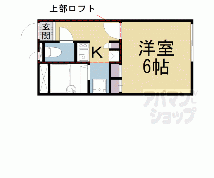 【レオパレスブルーレイク唐崎】間取