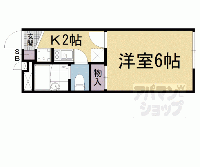 【レオパレスサンシャイン】間取