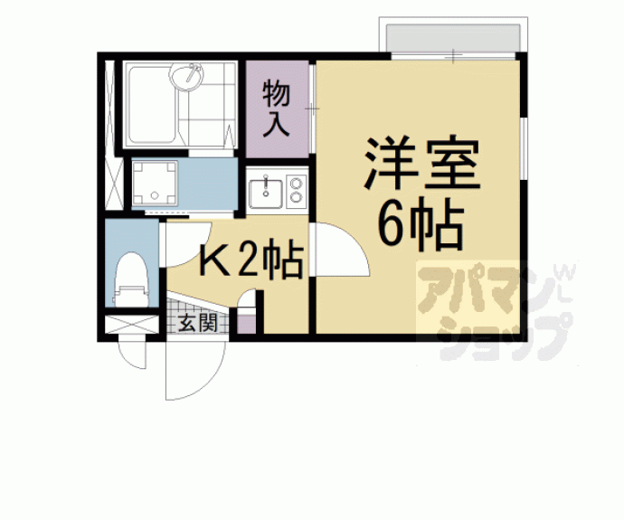 【レオパレスＢａｎｂａ】間取