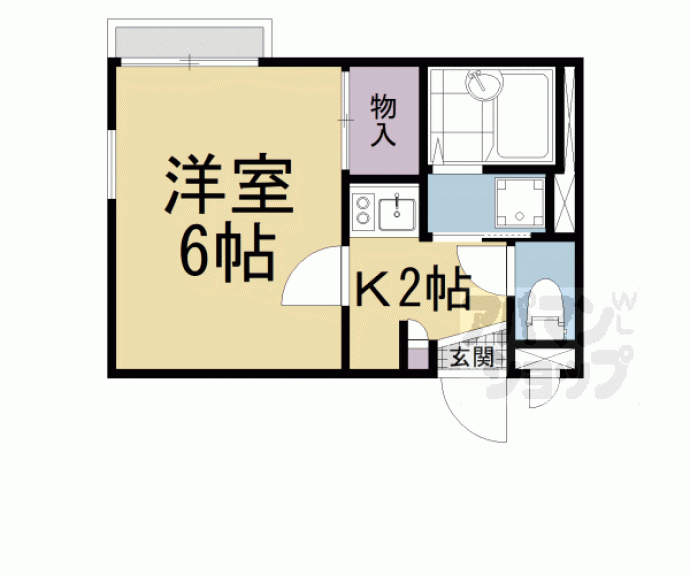 【レオパレスＢａｎｂａ】間取
