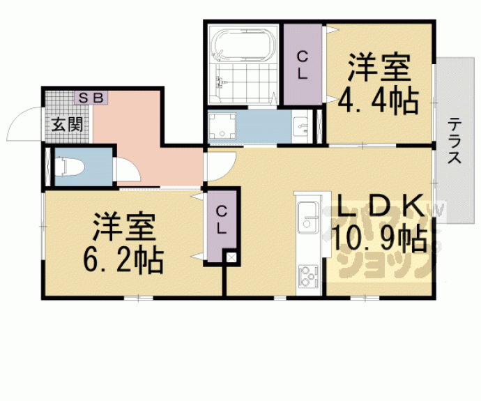 【エルメゾン・ブランカ】間取