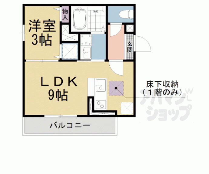 【ＧＬＯＲＥ・ＫＡＴＡＴＡ】間取